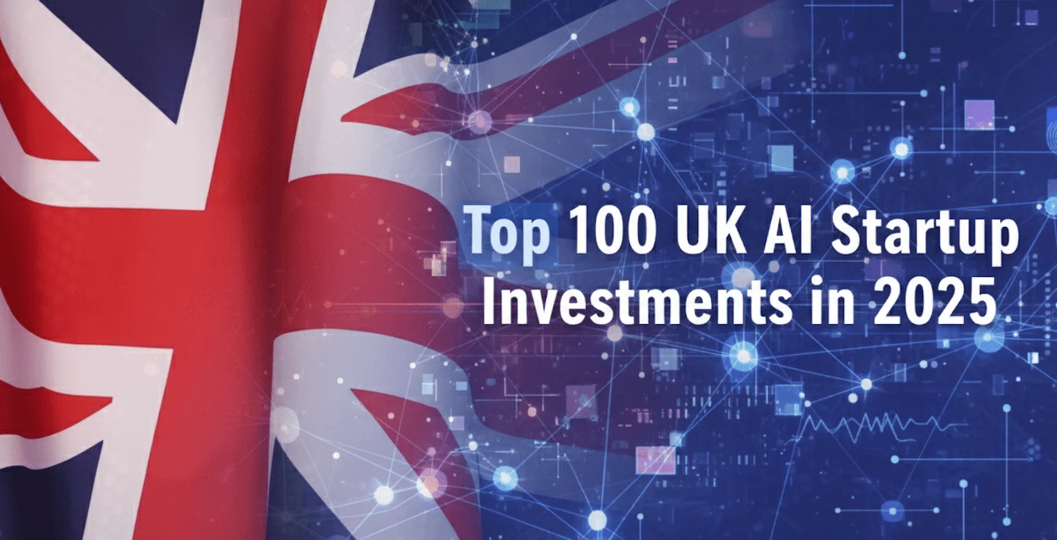Top 100 UK AI Startup Investments in 2025 